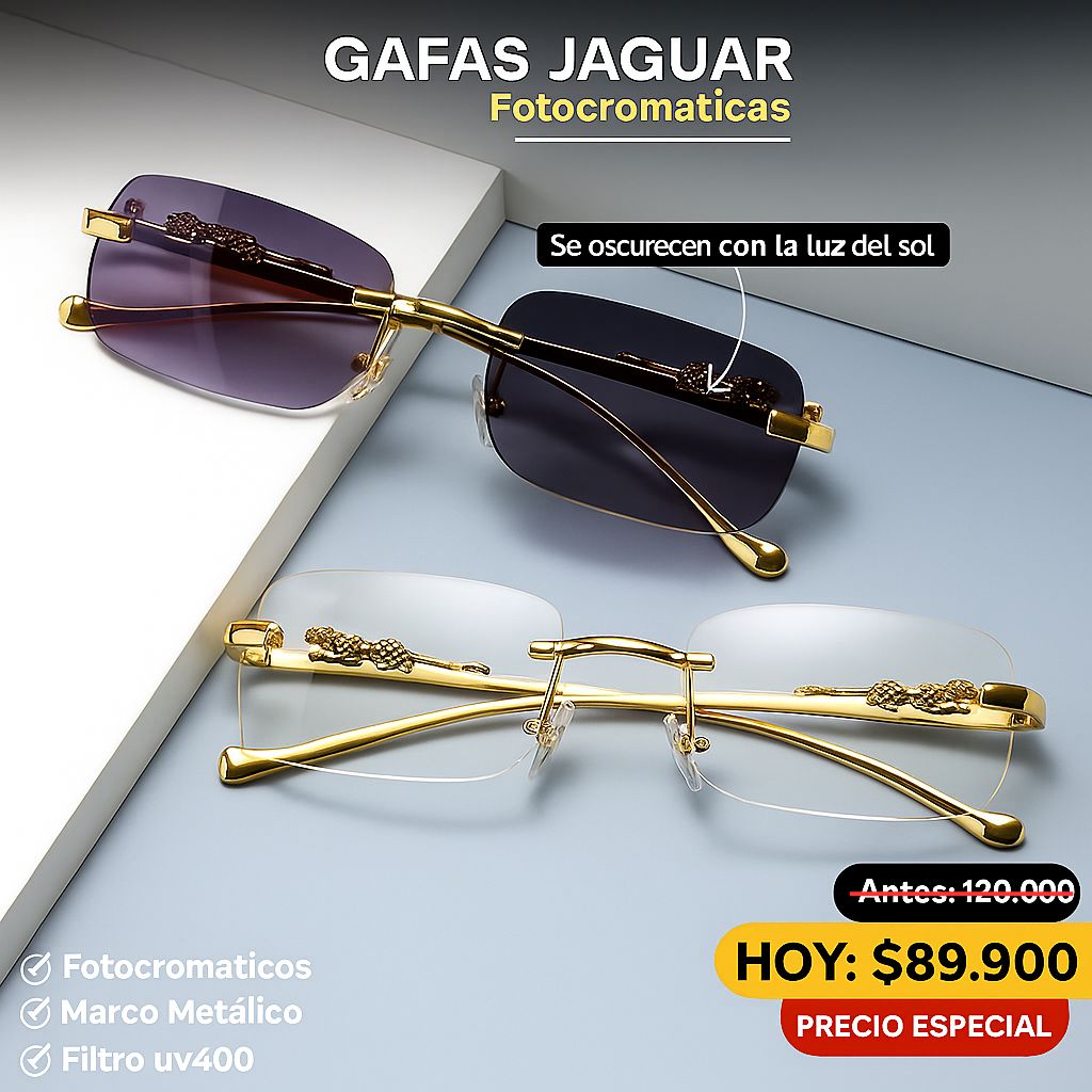 Gafas Cartier Fotocromáticas / Jaguar