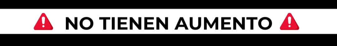 No tienen aumento